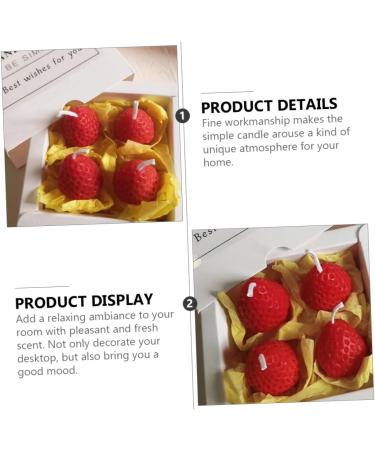Valentine's Day Scented Candle - Strawberry Fragrance | Perfect Gift for Girlfriends | Boxed Candle for Romantic Moments - Buy Online on GoSupps.com