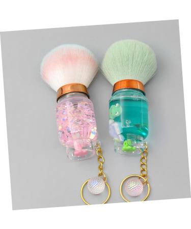 FRCOLOR Nail Dust Brush Face Powder Blush Brush Hand Powder Brush Mineral Powder Brush Makeup Brush Makeup Powder Brush Travel Powder Brush Cosmetic Tools Miss Highlighter Pink Crystal 9.00X3.50X3.50CM pink - Buy Online on GoSupps.com