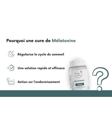 SEREIN SLEEP & FAST SLEEPING - Melatonin - Pill Box 120 Capsules - 2 Month Cure - Belle & Organic Food Supplement - Made in France - Buy Online on GoSupps.com