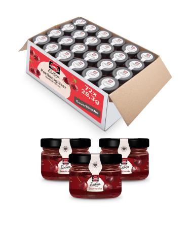 Schwartau Extra Sour Cherry Jam Portion Jars - Perfect for Brunch Caf & Buffet | 72x28.3g - Buy Online on GoSupps.com