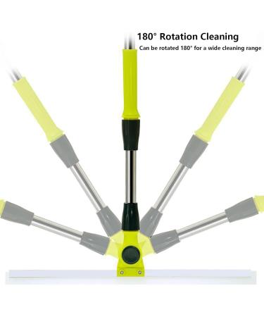 Squeegee for Floor with 51 Long Handle Floor Squeegee for Concrete Floor Squeegee for Floor Cleans Glass Fine Dust Hair Liquids - Buy Online on GoSupps.com