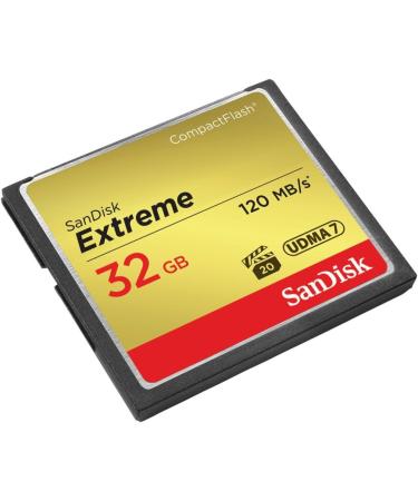 SanDisk Extreme 32GB Compact Flash Memory Card - UDMA 7, 120MB/s Speed - Buy Online on GoSupps.com