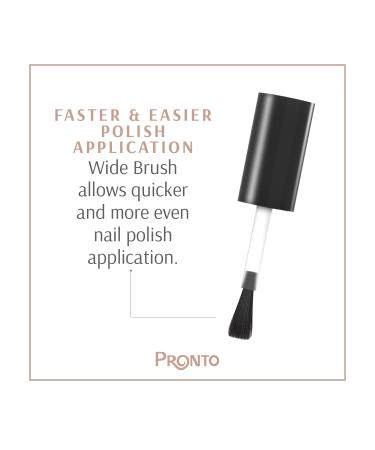 Pronto Collection 4-Piece Set: Long-Lasting Quick Dry Mirror Shine Nail Polish with Hardener for Bright & Shiny Finish (Pretty Pastels) - 11.5ml/0.40oz - Buy Online on GoSupps.com