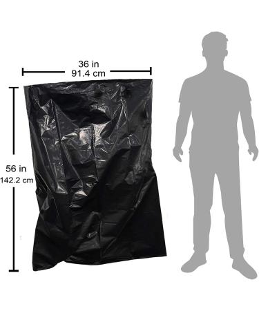 Reli. ProGrade 55 Gallon Contractor Trash Bags - Heavy Duty Garbage Bags (20 ct) - 2 mil - Black - Buy Online on GoSupps.com