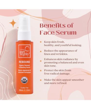 Rebound - Organic Renewal & Boosting Serum | Suntegrity | Shop Internationally for Radiant Skin - Buy Online on GoSupps.com