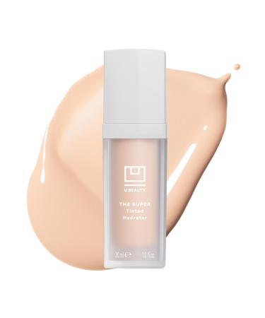 U Beauty The Super Tinted Hydrator - Mega-dose Skin Hydrator and Hyaluronic Acid Moisturizing Cream for Supple Smooth and Softer-Looking Skin For Up To 48 Hours - Shade 1-1.0 oz Shade 01 - Fair with rosy undertones