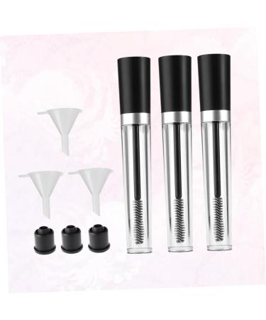 Housoutil Mascaras 3pcs Refillable Eyelash oil Tube Storage Bottles Empty Cosmetic Bottle The Solution Filling - Buy Online on GoSupps.com