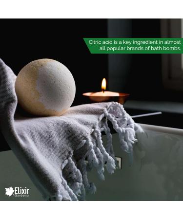 Elixir Gardens Citric Acid Fine Grade | 100% Anhydrous GMO Free | 250g - 25kg | Supplied in a Bag or Tub | 5kg Tub - Buy Online on GoSupps.com