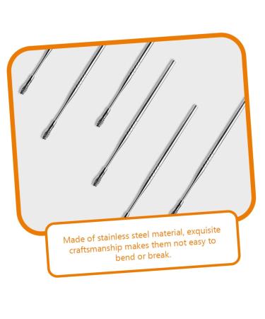 6pcs Stainless Steel Spring Ear Picks for Earwax Cleaning and Removal - Buy Online on GoSupps.com
