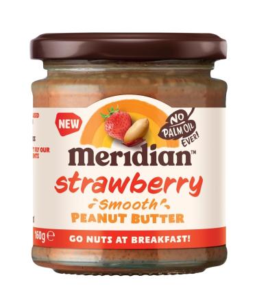 Meridian Breakfast Smooth Peanut Butter with Strawberry 160g
