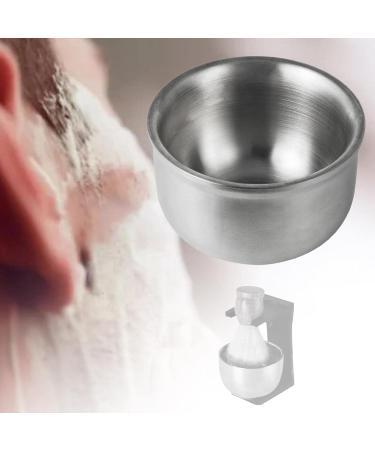 Perfk Unbreakable Stainless Steel Shaving Bowl - Durable Portable Heat-Insulating Razor Cup for Cream & Soap - Buy Online on GoSupps.com
