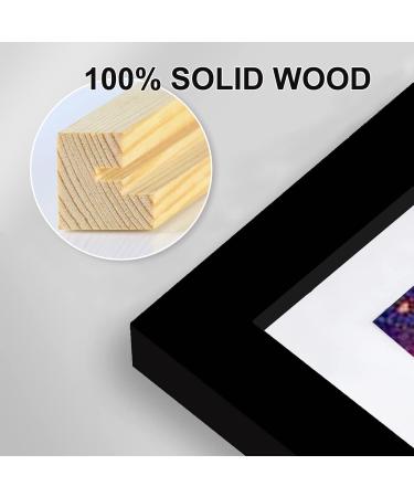 Betionol Diamond Painting Frame 12x12in Black Solid Wood w/ Acrylic Glass & Hanging Kit - Buy Online on GoSupps.com
