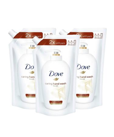 Dove Dove Eco-Recharge Liquid Soap for Hands Body Face Precious Silk 500 ml (3)
