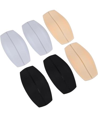 WOMEN SHOULDER PAD SOFT SILICONE NON SLIP ADJUSTABLE PADS SKIN BLACK WHITE COLOR FOR COMFORT AND SUPPORT - Buy Online on GoSupps.com