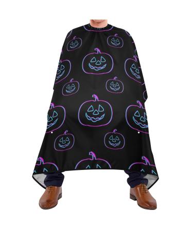Waterproof Barber Cape -Halloween Black Cheetah Haircut Bib for Men Unisex Hair Cutting Cape(8rp1a)