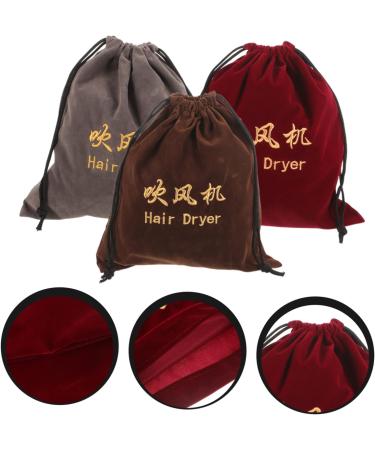 Didiseaon 3 Pcs Hair Dryer Storage Bag Travel Hair Dryer Blow Dryer Bag Storage Bag for Hair Dryer Drawstring - Buy Online on GoSupps.com