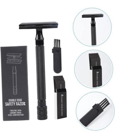 Minkissy 2 Sets Manual Safety Razor for Men | Vintage Style Mustache Trimmer & Double-Edged Stainless Steel Blades | Perfect Gift for Shaving Enthusiasts - Buy Online on GoSupps.com