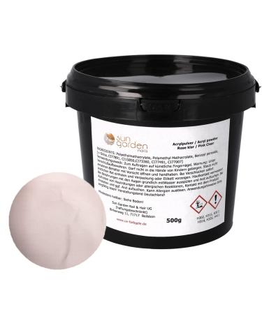 Acrylic Powder Pink-Clear 500g | Transparent Acrylic Nails | Best Nail Modelling Powder - Buy Online on GoSupps.com