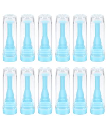 Hard Contact Lens Remover and Insertion Tool for RGP and Scleral Lenses Suction Cup (Blue) 10 Pack
