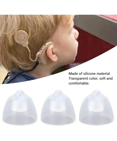 Buy 10-Piece Washable Silicone Ear Plugs | 8mm Open Design Replacement Tips for Hearing Aids - Buy Online on GoSupps.com