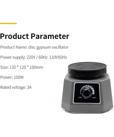Plaster Models Oscillator - Dental Laboratory Vibrator with Gear Setting Button & Cooling Floor | Perfect for Mixing Plaster & Cast Models - Buy Online on GoSupps.com