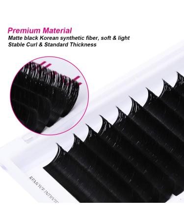 Easy Fan Volume Eyelashes for Extensions | 12 Rhine Silk Lashes (0.03mm CC MIX9-17) - International Shipping Available - Buy Online on GoSupps.com