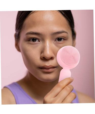 Didiseaon Silicone Face Brush Silicone Handheld Face Brush Exfoliating Face Scrubber Facial Scrub Brush Silicone Scrubber Silicone Face Scrub Face Scrubbers Pores Silica Gel 3d 11x5cm Pink - Buy Online on GoSupps.com