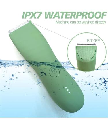 Premium Waterproof Hair Clippers & Body Hair Trimmer for Men - Ceramic Blade Electric Razor for Groin & Pubic Grooming (Black No Box - Buy Online on GoSupps.com