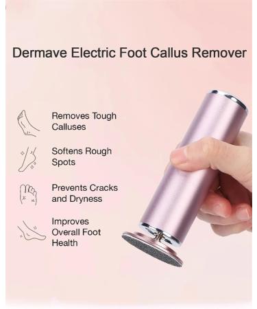 Foot Polisher Electric Dermave Electric Foot Callus Remover Callus Remover for Feet Electric 2024 New Foot Electric File with 60PCS Sanding Discs For Dead Dry Crack Calluses(Black) - Buy Online on GoSupps.com