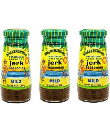 Walkerswood Jamaican Jerk Seasoning Mild 280g (Pack of 3) in a Premier Life Store Box - Buy Online on GoSupps.com