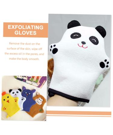 Beaupretty 4pcs Exfoliating Body Scrubbing Gloves - Bath Towel Washcloths & Shower Scrubber for Spa-like Skin Care - Buy Online on GoSupps.com
