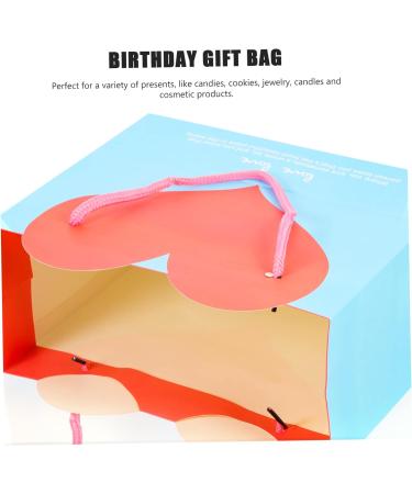 KOMBIUDA 20pcs Love Handbag Merchandise Bags Girl Gift Bag Birthday Gift Bags Bulk Girl Birthday Gift Baby Gift Bags Baby Shower Goodies Bags Goodies Pouches Bride Paper Party Bag Medium - Buy Online on GoSupps.com