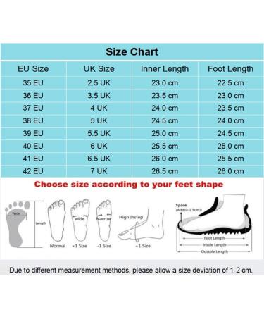 Yeteepot Women's Slip-On Walking Shoes | Wedge Heel Fitness Sneakers | Light Blue Breathable Leisure Shoes | EU Size 40 - Buy Online on GoSupps.com