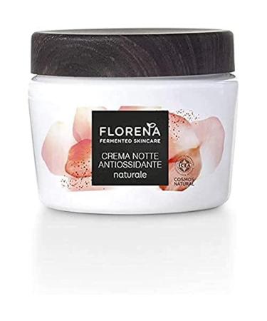 Florena FLORENA Fermented Skincare Natural Antioxidant Night Cream Purple Face Cream Fermented Organic Lactobacillus & Olive Oil Antioxidant Vegan Women's Cream 50 ml