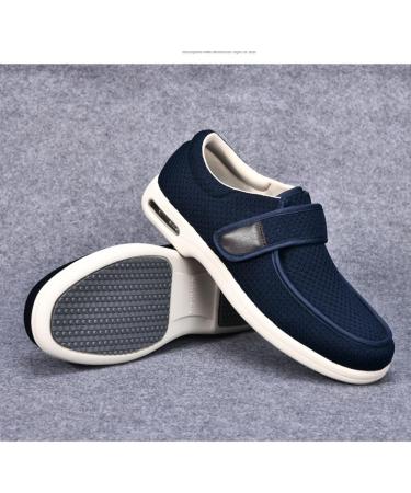 Buy Diabetic Edema Shoes for Women - Adjustable Breathable & Antiskid Walking Shoes for Swollen Feet - Size 12 Blue - Buy Online on GoSupps.com