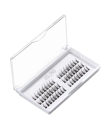 DSLONG Manga Lash Individual Cluster Lashes Extension Kit - Natural Look 3D Cosplay Eyelash Extensions (A02) - Buy Online on GoSupps.com