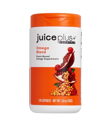 Juice Plus+ Omega Blend - Vegan, Fish-Less, No Aftertaste - Omega 3, 5, 6, 7 & 9 Fatty Acids from Algae & Seeds - DHA, ALA & EPA for Brain & Vision - 1 Bottle (60 Servings)