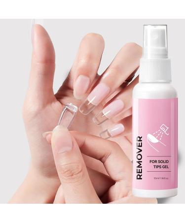 Nail glue remover solid cleaner for gel nail polish - 55 ml - For manicures beginners French tip stamping spa salon home travel - Buy Online on GoSupps.com