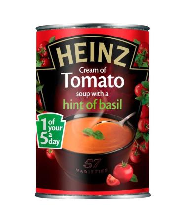 HEINZ Heinz Creme of Tomato Soup with Basilic (400g) - Lot de 6