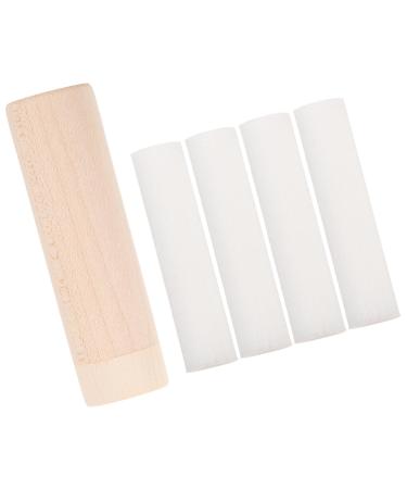 Lurrose Essential Oil Inhaler Wooden Essential Oil Nasal Inhaler Fragrance Sniffing Tube Empty Fragrance Oil Sticks for Essential Oil Fragrance Oil