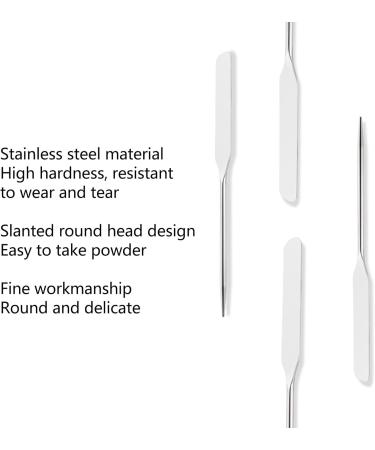  Julyue Acrylic Cosmetic Palette with Spatula Thumb Hole Nail Art Mixing Palette Transparent Drawing Mixing Palette Cosmetic Makeup Palette for Liquid Foundation - Buy Online on GoSupps.com