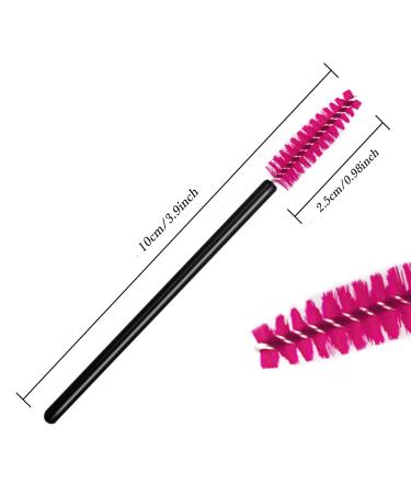 100PCS Disposable Eyelash Mascara Brushes - Rose | Eye Lashes Extension & Makeup - Buy Online on GoSupps.com
