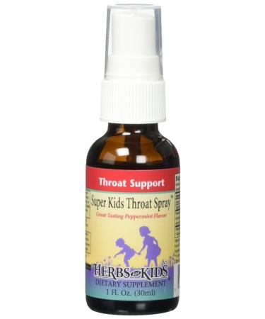Herbs for Kids Super Kids Throat Spray 1 Ounce
