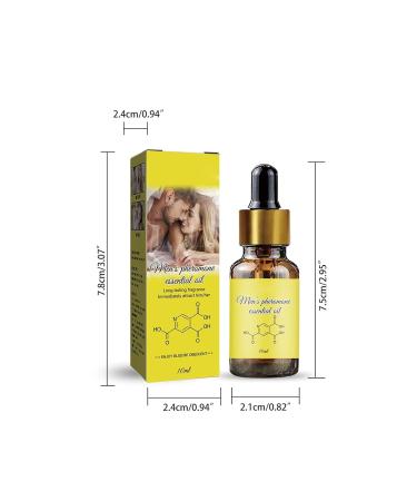 Lasting Fragrance Men And Women Perfume Oil Pheromone Cologne for Men Attract Women Natural Body Essential Oil Strong Pheromones to Attract Women 10ml 0.34 Fl Oz (Pack of 1) Yellow - Buy Online on GoSupps.com