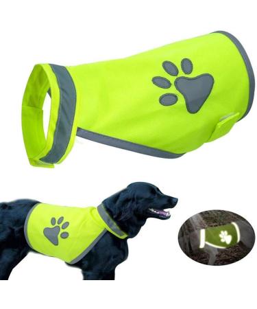 High Visibility Reflective Dog Vest | GSDGV Safety Jacket for Outdoor Sports - Size S - Buy Online on GoSupps.com
