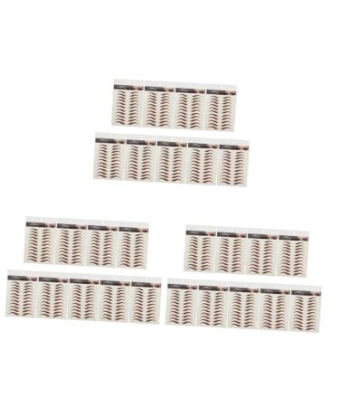 Beavorty 27 Sheets waterproof eyebrow stickers makeup tools eyebrow transfers stickers for women cosmetic 4d