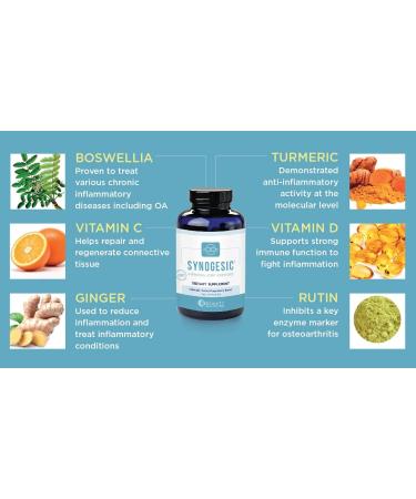 Synogesic | Joint Support Supplement with Tumeric, Ginger, Boswellia, and Vitamin C - 30 Day Supply - Buy Online on GoSupps.com