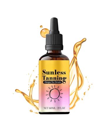 Zegaqae Sunless Tanning Drops To Drink 60ml moisturizing tanning oil for body and face natural tanning supplement