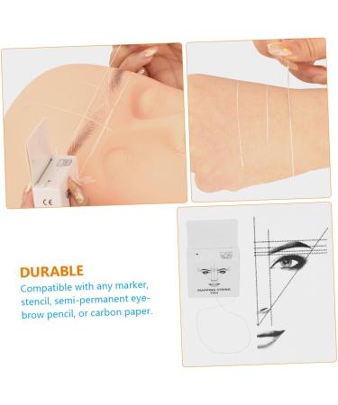 Beavorty 4pcs Eyebrow Line Marker Brow Map Line Eyebrow Mapper Tool Eyebrow Mapping Tool Portable Ink - Buy Online on GoSupps.com