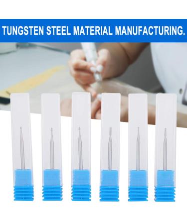 6pcs Tungsten Steel Electric Nail Art Drill Heads | Manicure Grinding Tools - 1.4mm - Buy Online on GoSupps.com